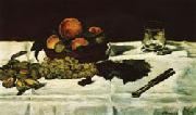 Edouard Manet Still Life Fruit on a Table oil painting